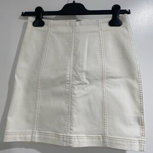 Free people modern femme ivory skirt size 6